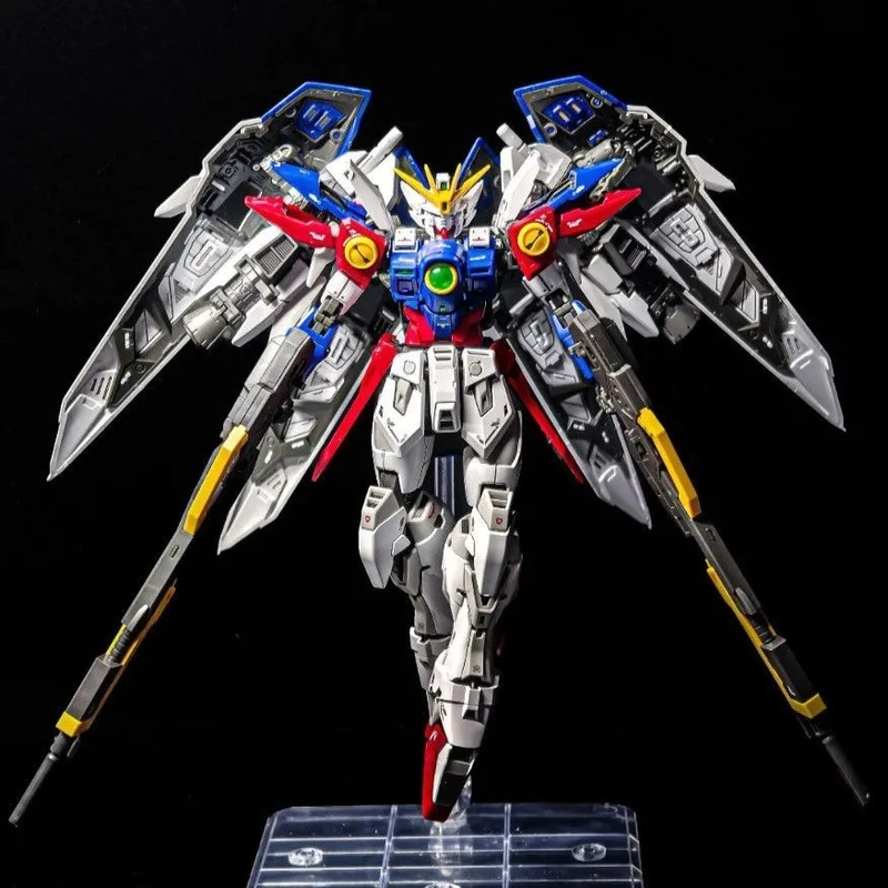 Model Kit Daban - RG ウイングゼロ 1/144 メカ組立モデルキットアクションフィギュアパズルコレクタブルデスクトップ装飾サプライズギフト大人のコレクター向け
