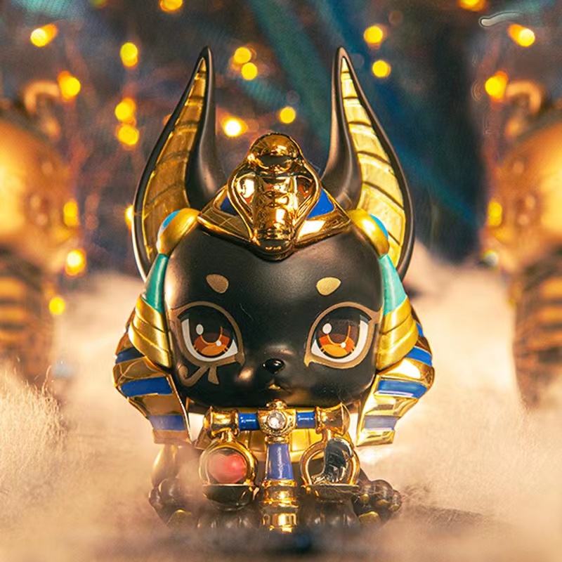 Model Kit Anubis - カワイイ-アニメーションのミステリーボックスフィギュア,ガーデン,ヌビス,バスタットサプライズ,ブラインドボックス,モデル人形,誕生日プレゼント