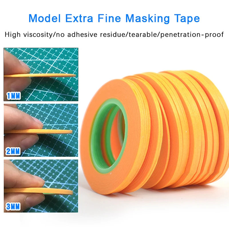 Model Kit Paint Set - モデルスプレーコーティングカラー超テープファインガンダム DIY 特殊マスキングワイド 1 ミリメートル/2 ミリメートル/3