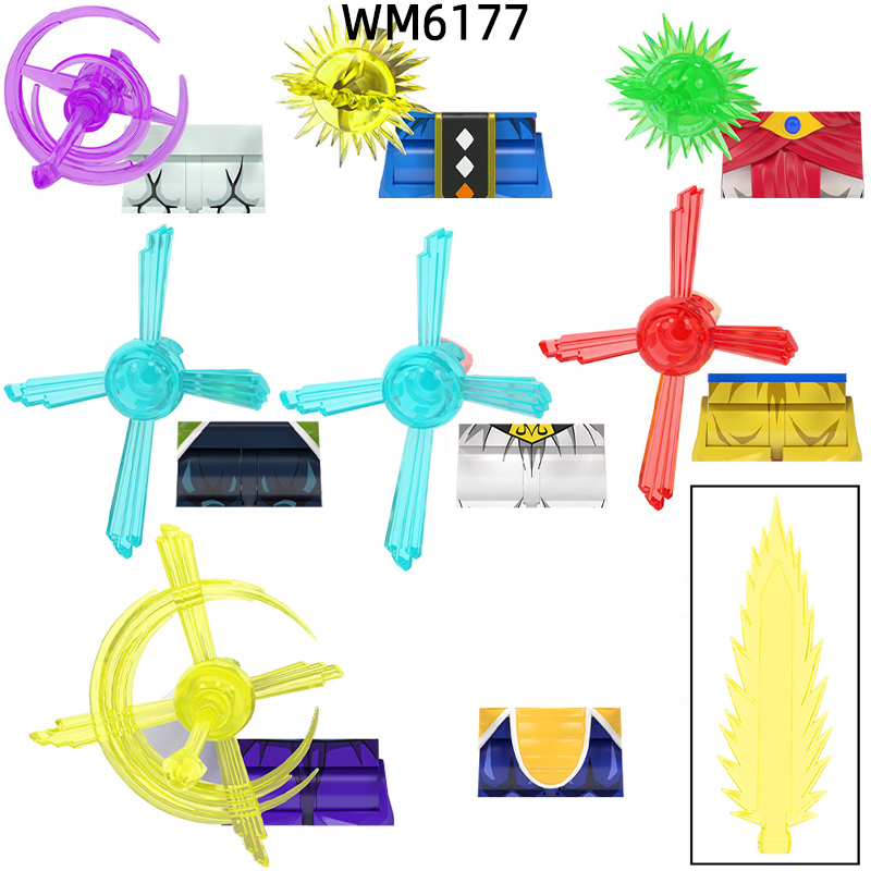 Model Kit Weapons - 子供のためのモックレンガセット,アクションフィギュア,武器,パンツ,ヘアパーツ,モデルブロック,ギフトおもちゃ,wm6177
