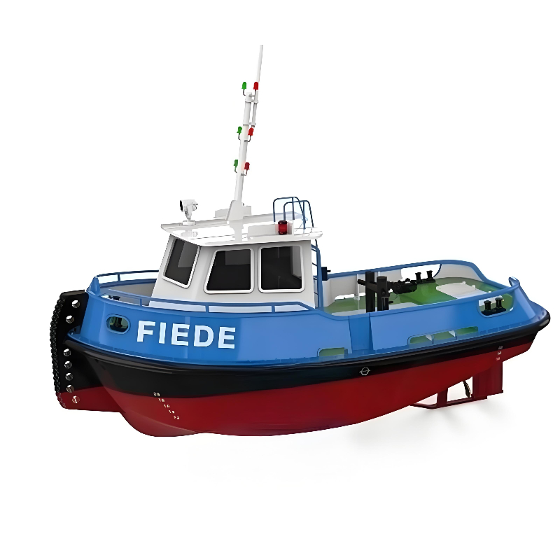 Model Kit Simulator - RCボートモデル 1/50 FIEDE港湾作業船 RCモデルキット バージョン シミュレーション