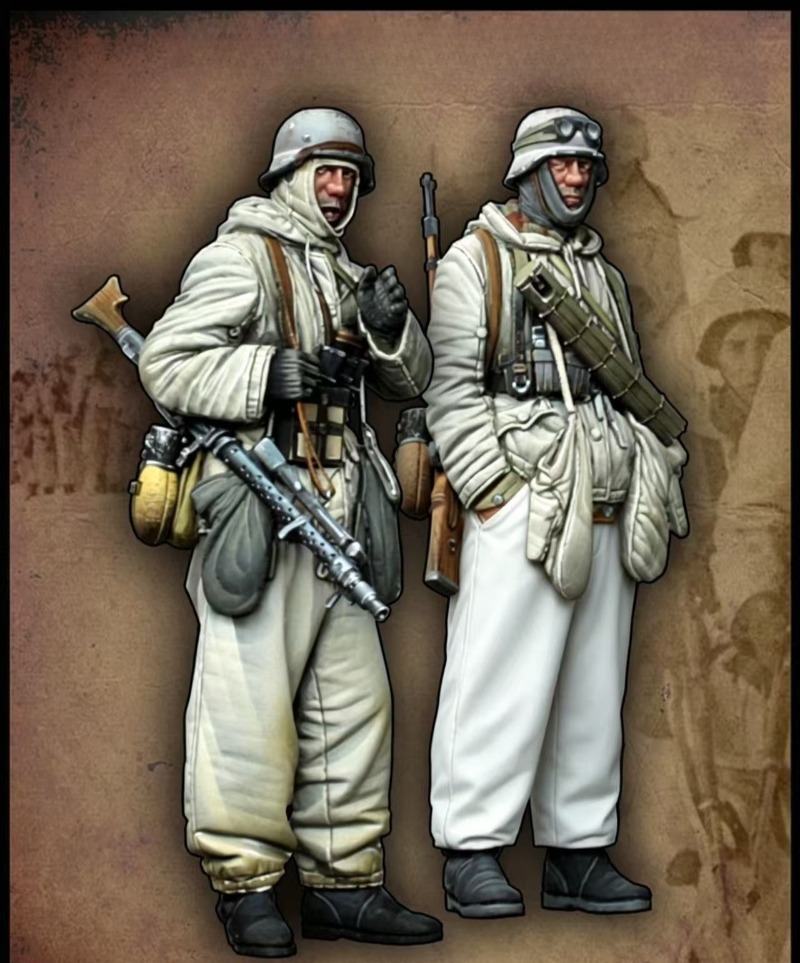 Model Kit Weapons - 1/35 スケールダイキャスト樹脂フィギュア組み立てモデルキット機関銃兵士歴史ミニチュア彫刻未組立・未塗装