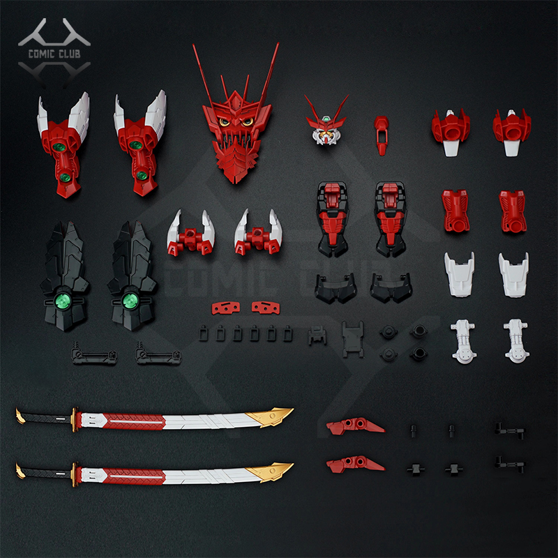 Model Kit Gundam Mg - 秘密の悟空-赤いアストレイロボット,おもちゃ,コミッククラブ,拡張ウィング,1: 100,在庫あり