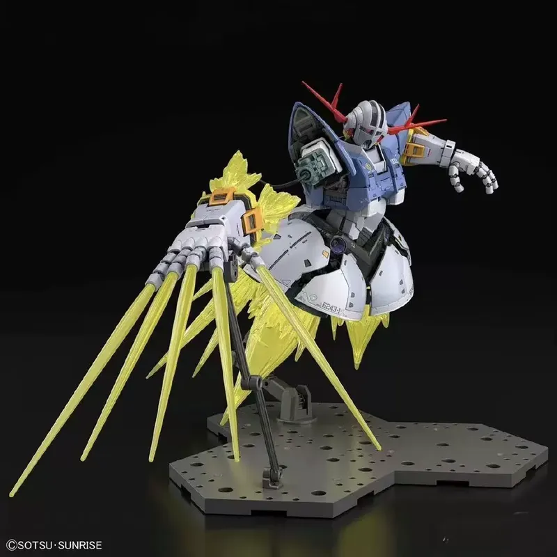 Model Kit Gundam Mg - Rg 1/144 ゼオンメカ組立モデルキットアクションフィギュアラストシューティングイエロークリアエフェクトパーツセットデスクトップオーナメントコレクションギフト