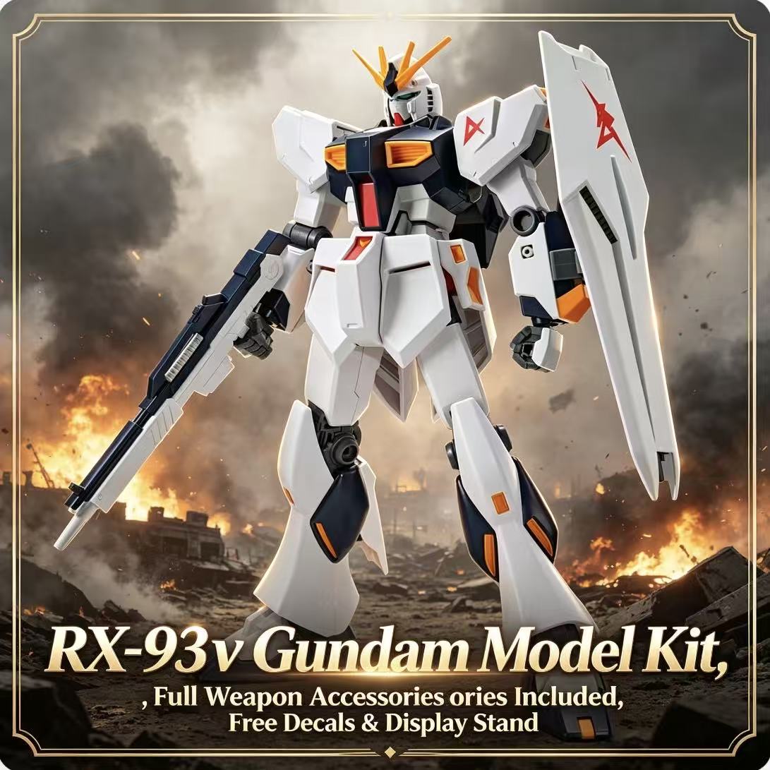 Model Kit Gundam Mg - 93HG 1/144 エントリーグレード RX-93 V ガンダム