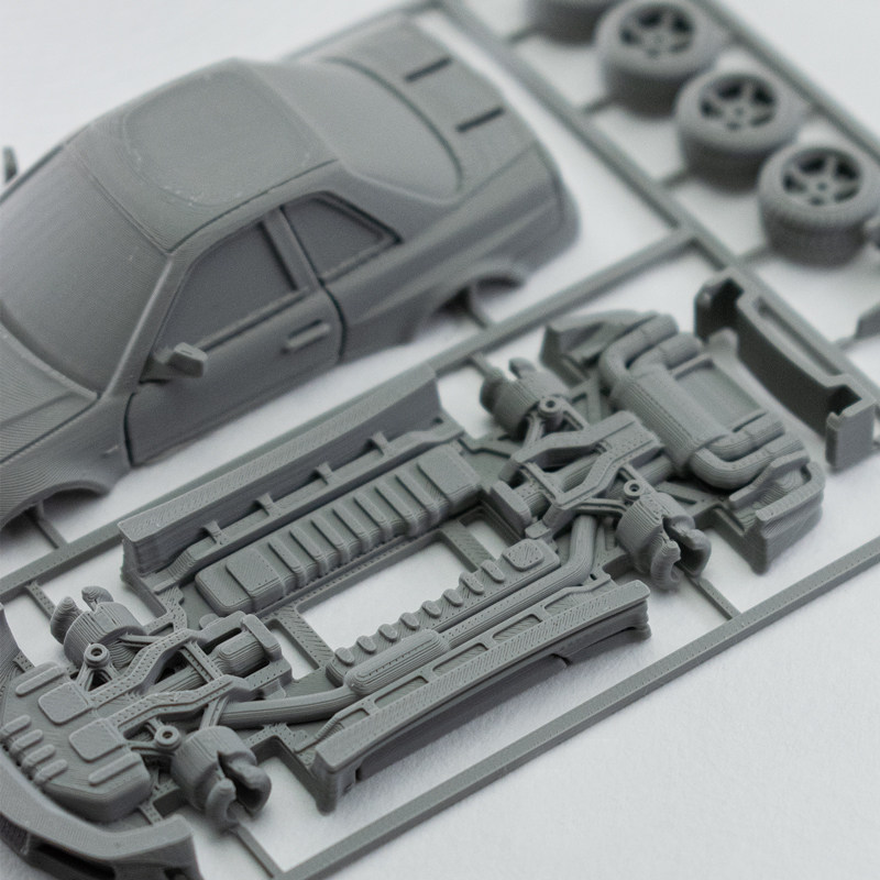 1/64 スケール GT-R 車モデル 3D 印刷車モデル  - Model Kit Jdm のレビューと価格