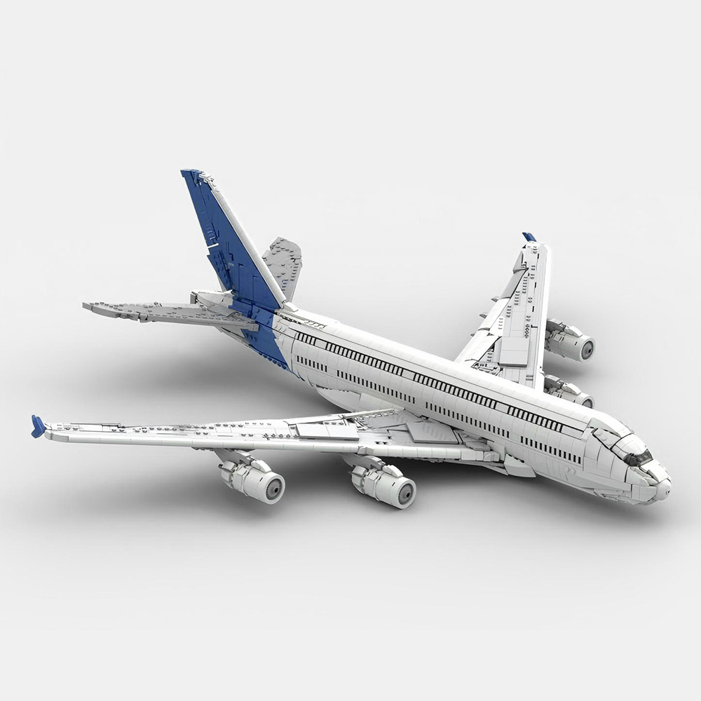 MOC A380 工場塗装民間航空機モデル DIY ビルディ - Model Kit Paint Set のレビューと価格