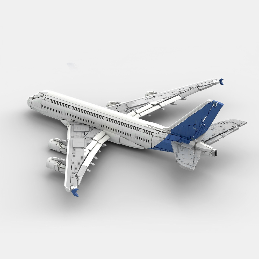MOC A380 工場塗装民間航空機モデル DIY ビルディ - Model Kit Paint Set のレビューと価格