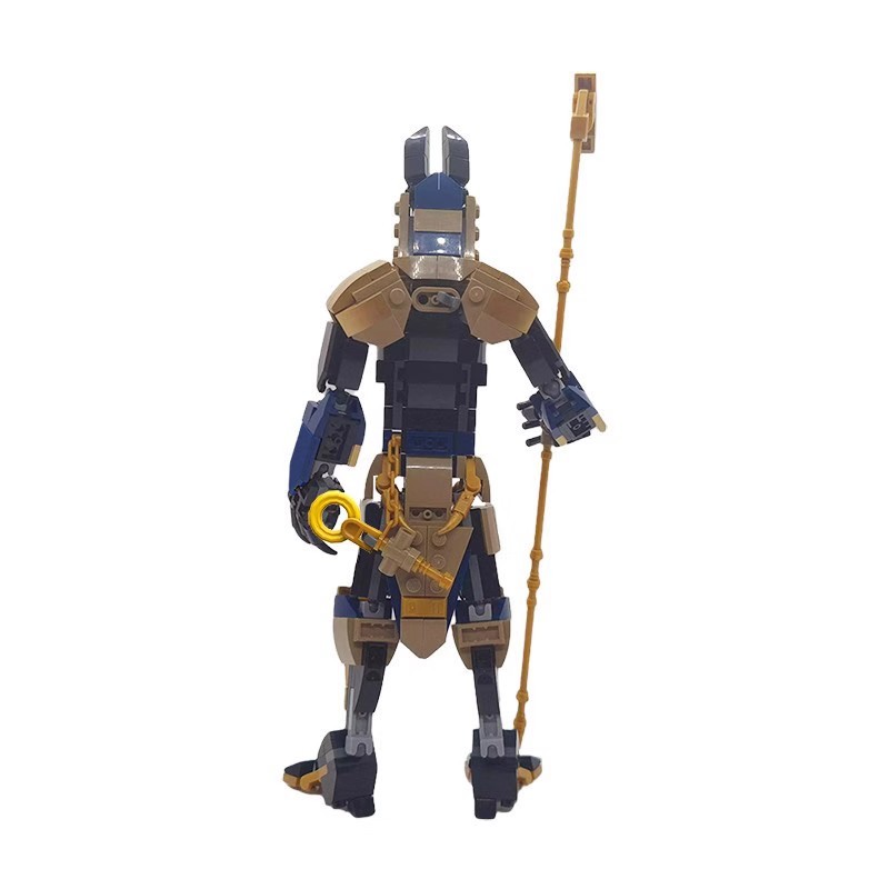 エジプト神話ジャッカルヘッド神ブロックフィギュア関節式アヌビ - Model Kit Anubis のレビューと価格