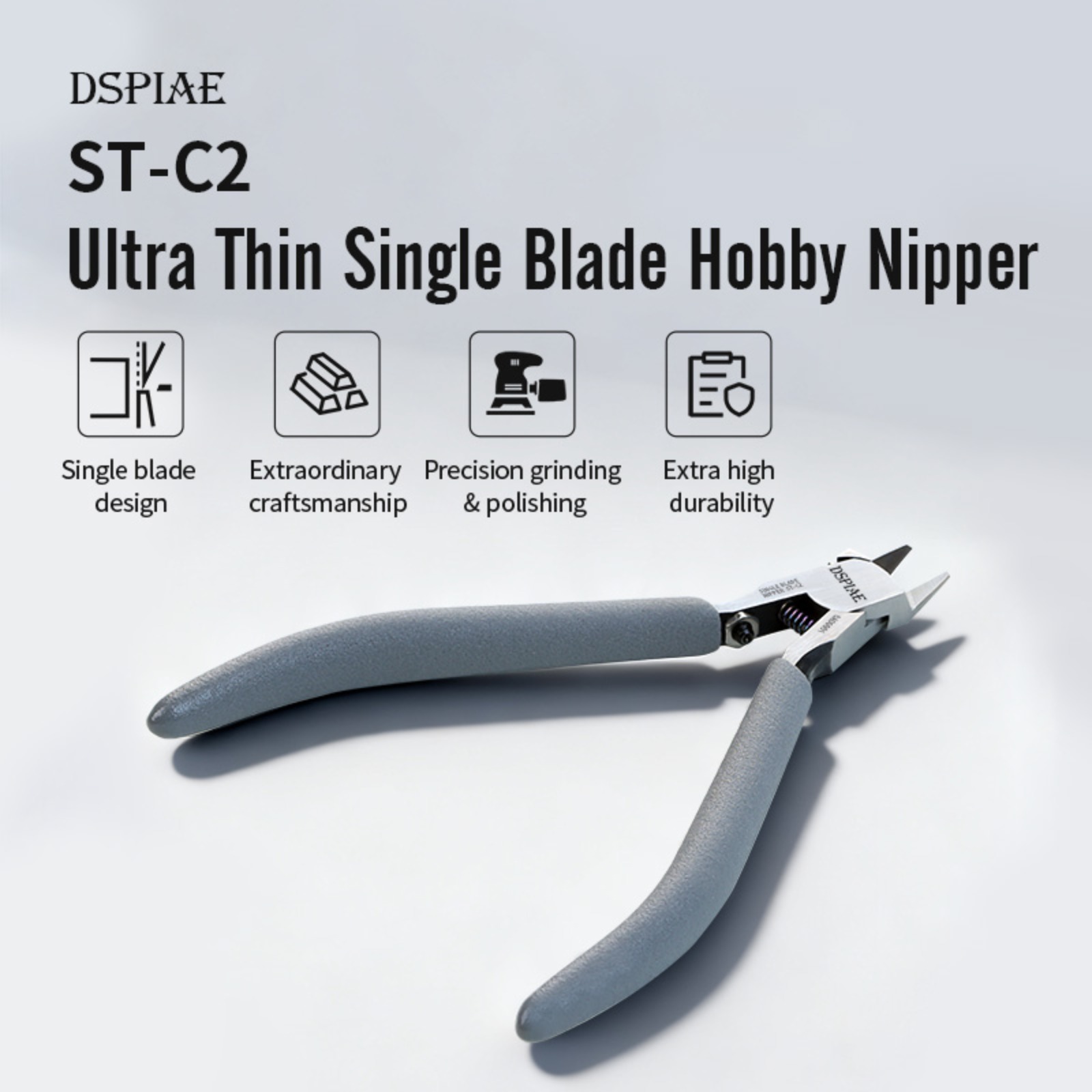 DSPIAE ST-C2 超薄型シングルブレードプライヤー  - Model Kit Nippers のレビューと価格