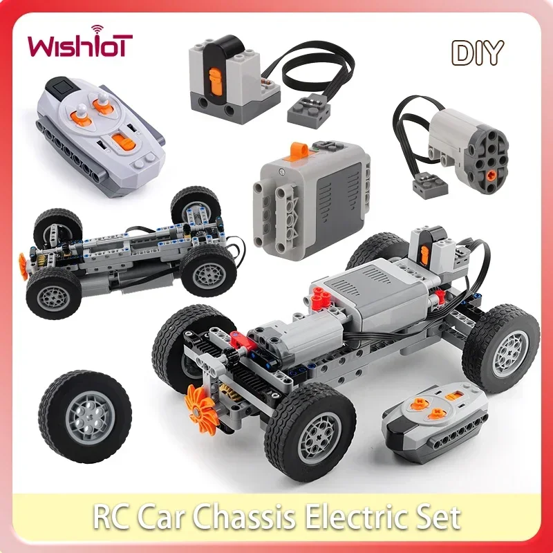 4WD RC カーシャーシ電気セットビルディングブロックモー - Lego Set Technic のレビューと価格