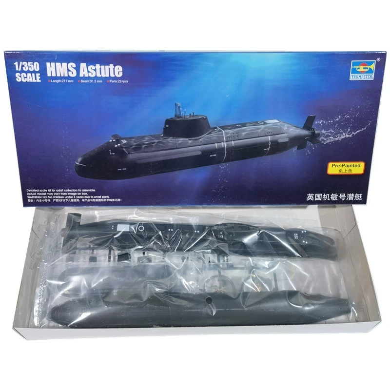トランペッター 1/350 スケール HMS Astute  - Model Kit U Boat のレビューと価格