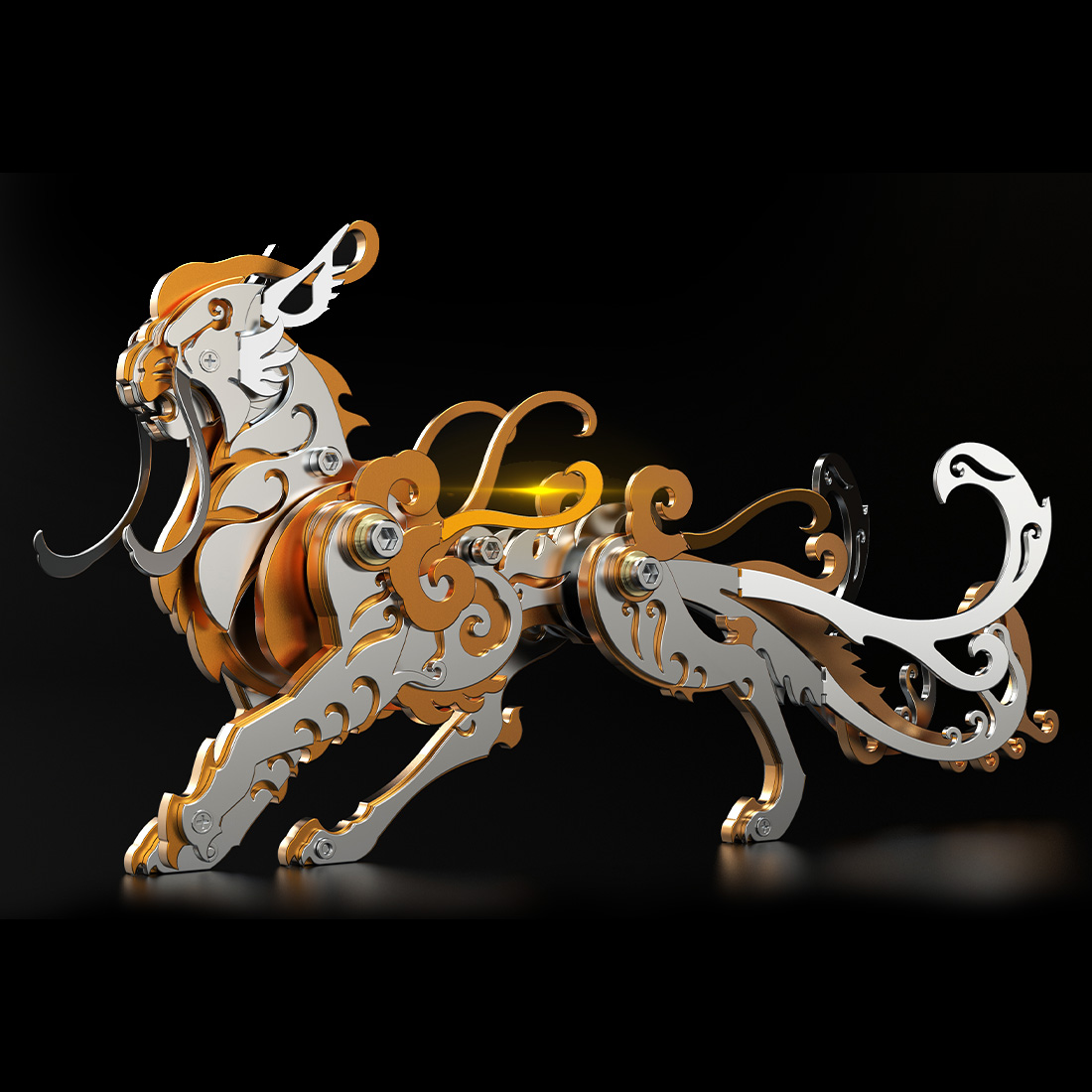 3Dメカニカルパズルおもちゃ,ホワイトhu Tiger,di - Model Kit Keroro のレビューと価格
