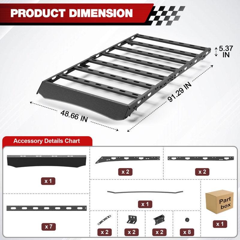 ULONルーフラック 4Runner 2025 2026用  - Model Kit Runner Organizer のレビューと価格