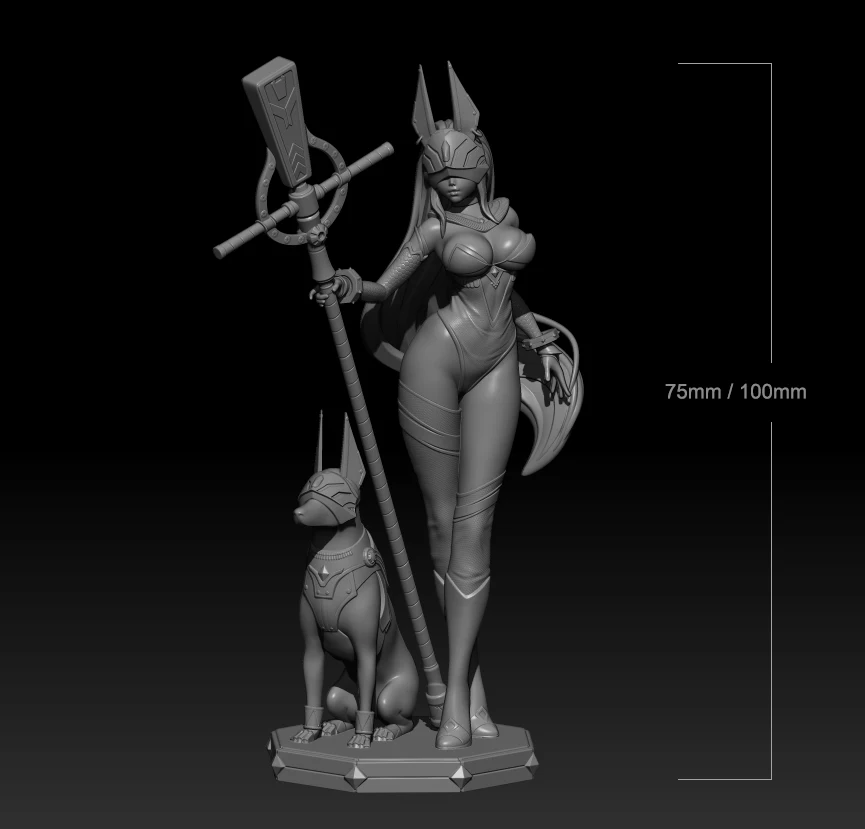 1/24 1/18 レジンモデルキット アヌビス フィギュア - Model Kit Anubis のレビューと価格