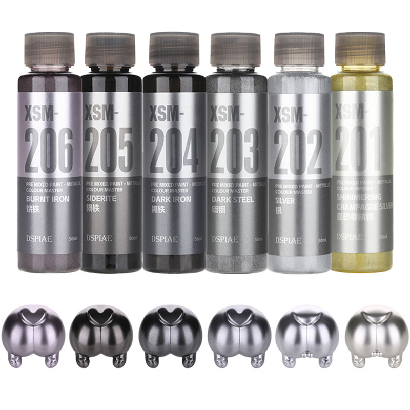 DSPIAE XSM メタリック水性塗料 50 ミリリットル - Model Kit Paint Set のレビューと価格
