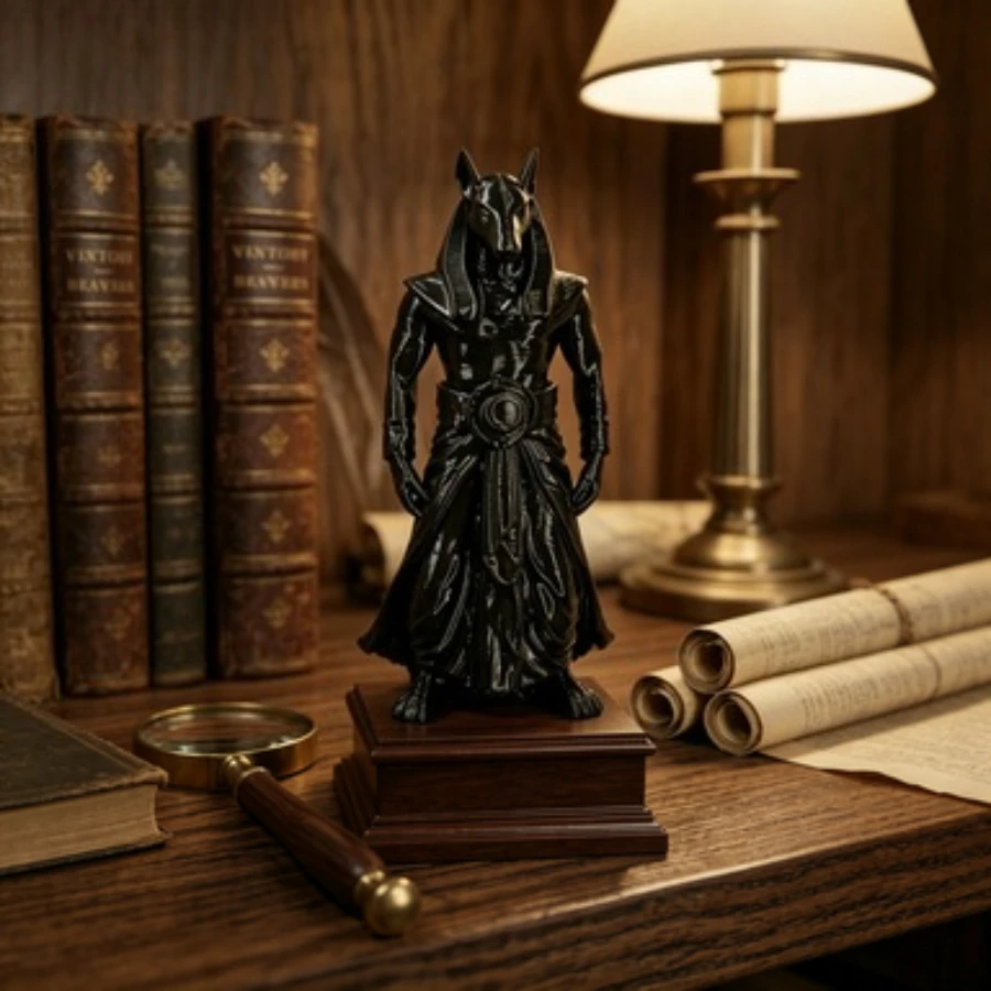 3Dプリントされた立像のアヌビス像、古代エジプトのジャッカル - Model Kit Anubis のレビューと価格