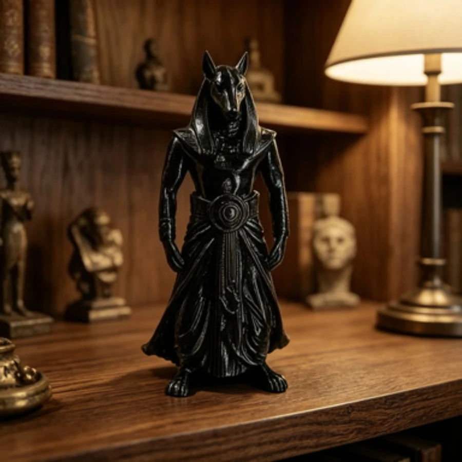 3Dプリントされた立像のアヌビス像、古代エジプトのジャッカル - Model Kit Anubis のレビューと価格