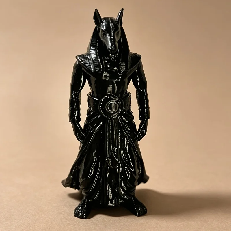 3Dプリントされた立像のアヌビス像、古代エジプトのジャッカル - Model Kit Anubis のレビューと価格