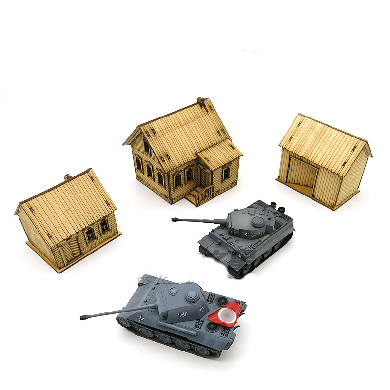 1/72 木製組み立てハウス ヨーロッパ建築 ロウハウス 店 - Model Kit Simulator のレビューと価格
