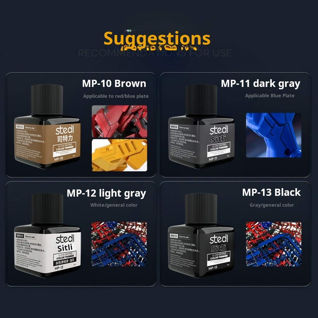 Stedi MP シリーズ 40 グラム耐候性アクリル塗料パ - Model Kit Paint Set のレビューと価格