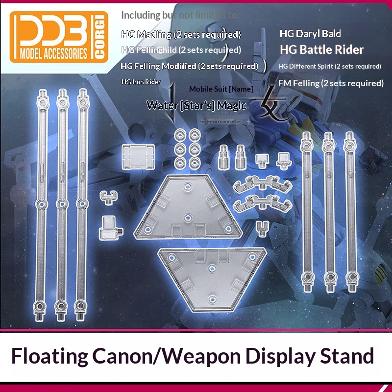 Ddb ファンネルウェアディスプレイスタンド Hg 1/14 - Model Kit Weapons のレビューと価格